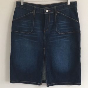 Denim Pencil Skirt